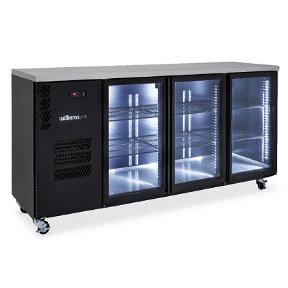 Williams HC3UGBHC-00R 3 Door Back Bar Fridge