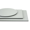 HPL Compact Laminate Tabletop with Round 450 Base White
