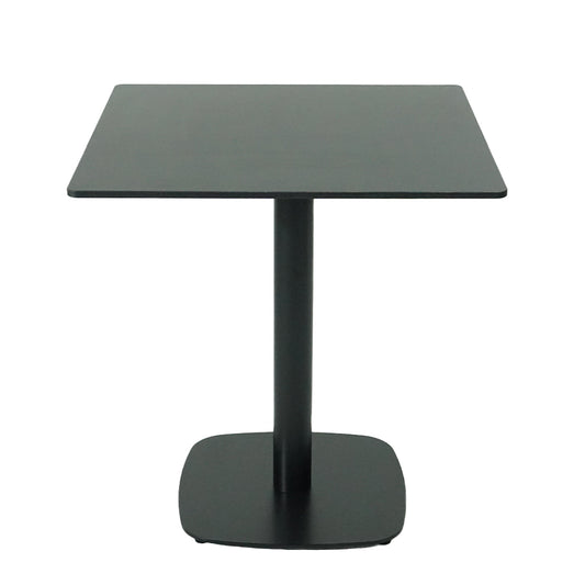 HPL Compact Laminate Table Black with Cavallo Base