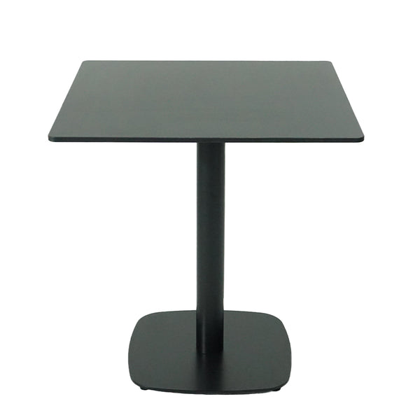 HPL Compact Laminate Table Black with Cavallo Base