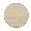 HPL Nordic Oak Compact Laminate Tabletop with Round 450 Table Base