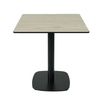 HPL Smoked Elm Compact Laminate Tabletop with Cavallo 450 Table Base