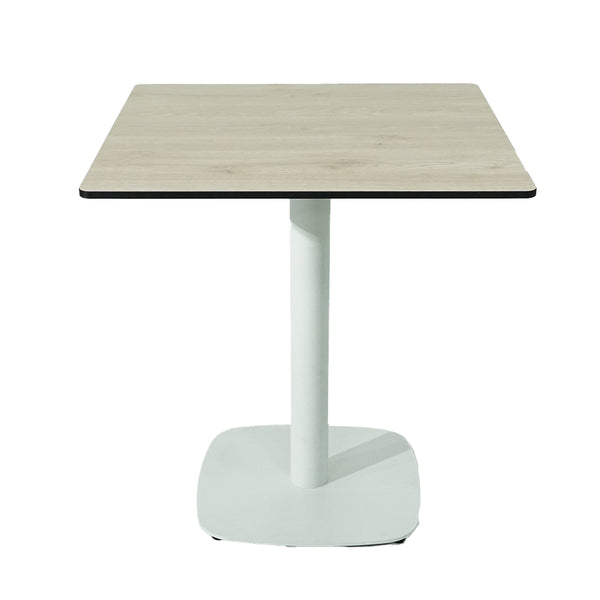 HPL Smoked Elm Compact Laminate Tabletop with Cavallo 450 Table Base