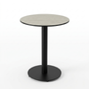 HPL Nordic Oak Compact Laminate Tabletop with Round 450 Table Base