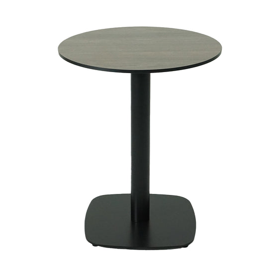HPL Nordic Oak Compact Laminate Tabletop with Cavallo 450 Table Base Black