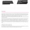 HPL Compact Laminate Table Black with Cavallo Base