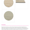 HPL Nordic Oak Compact Laminate Tabletop with Round 450 Table Base