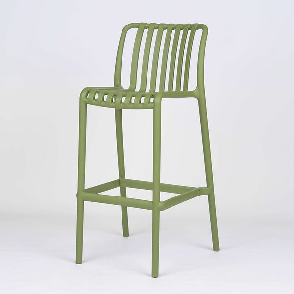Helix Outdoor Polypropylene Bar Stool