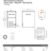 Simag by Bromic IM0024HC-NR - Self-Contained Ice Machine