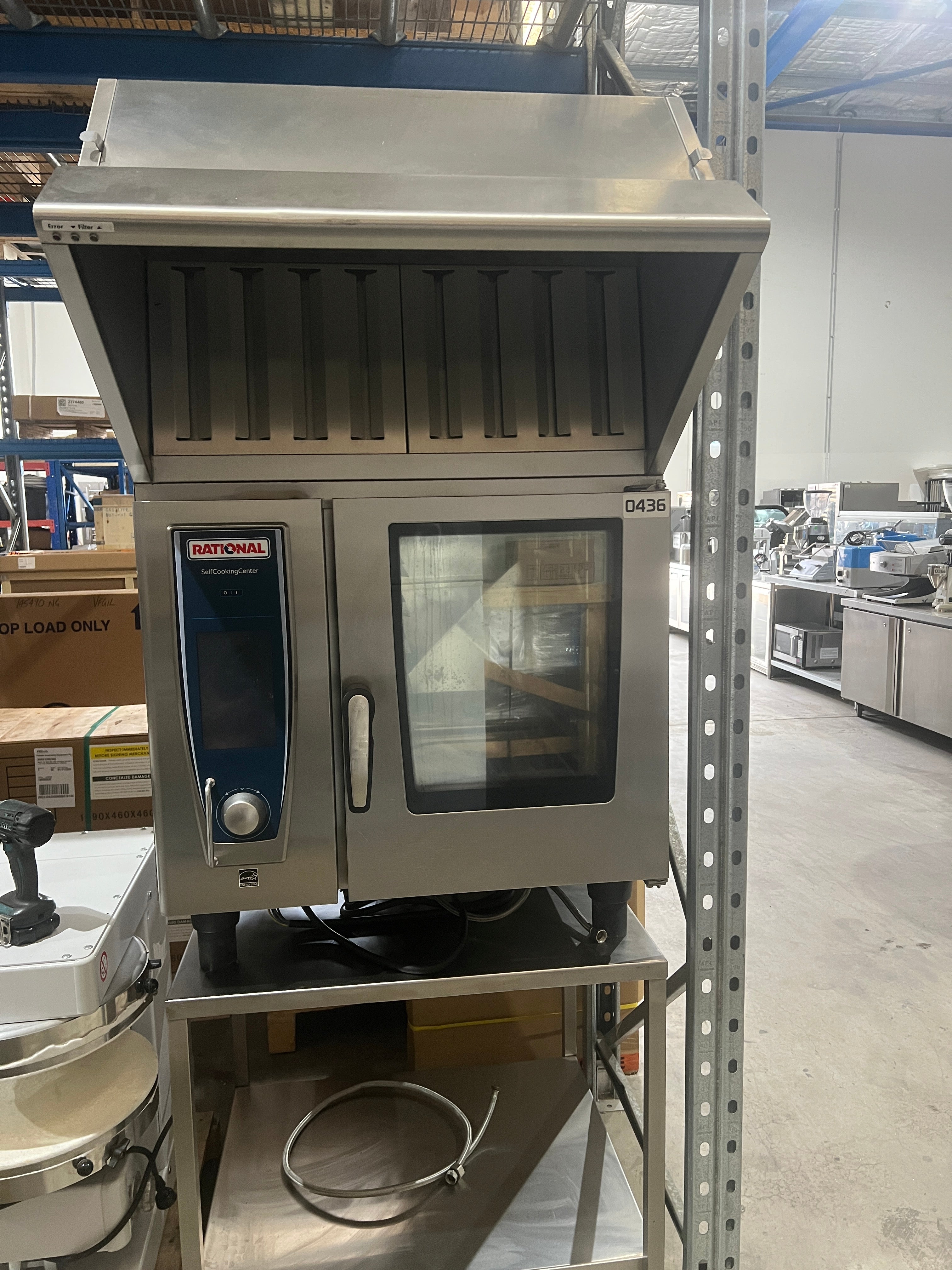 Rational SCC WE 61 Combi Oven + Stand + Extraction Hood