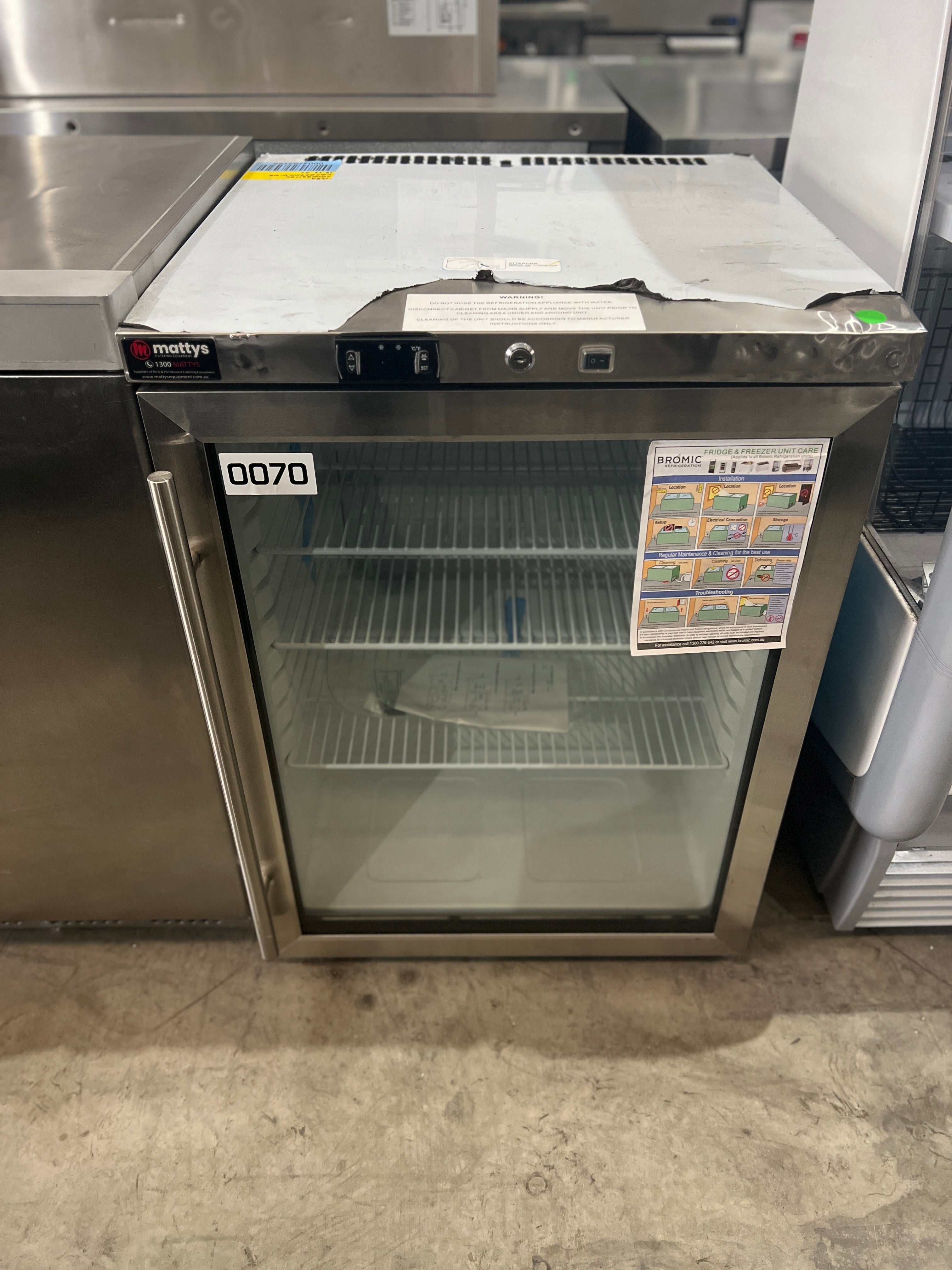 Thumbnail - Bromic UBC0140GD-NR Under Bench Fridge