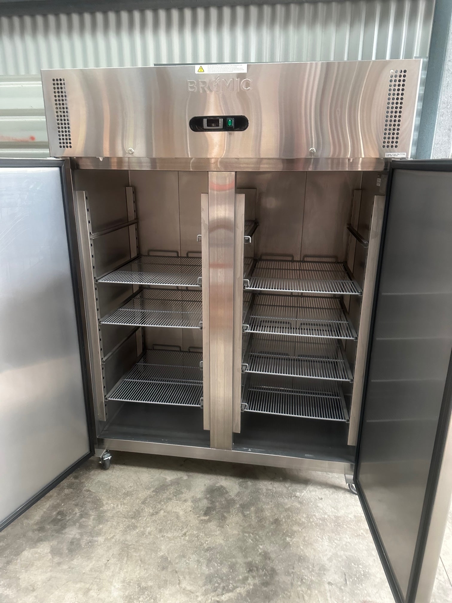 Bromic UC1300SD-NR 2 Door Upright Fridge