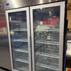 KAM Double Glass Door Upright Fridge