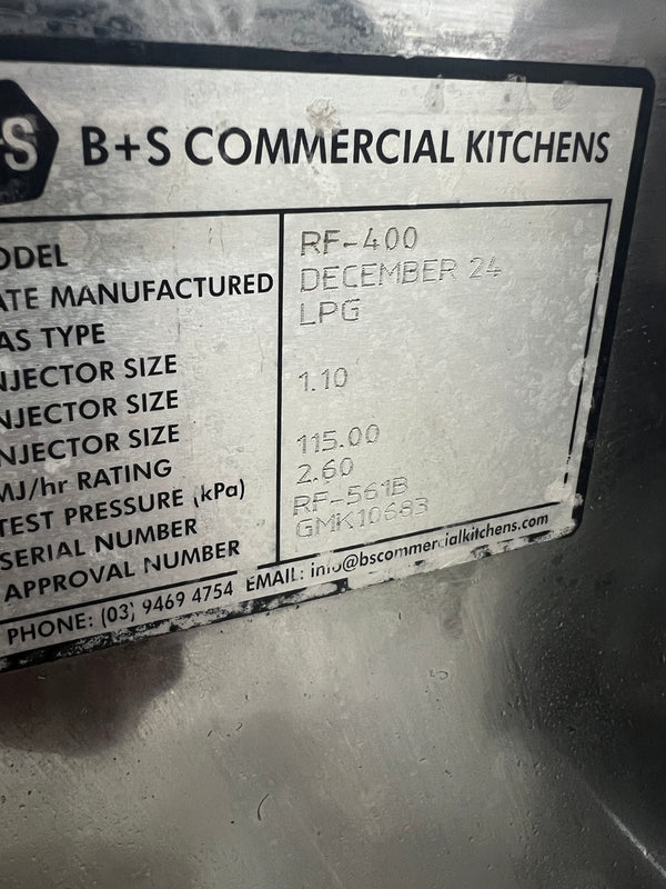 B+S Rapid RF-400 Fryer