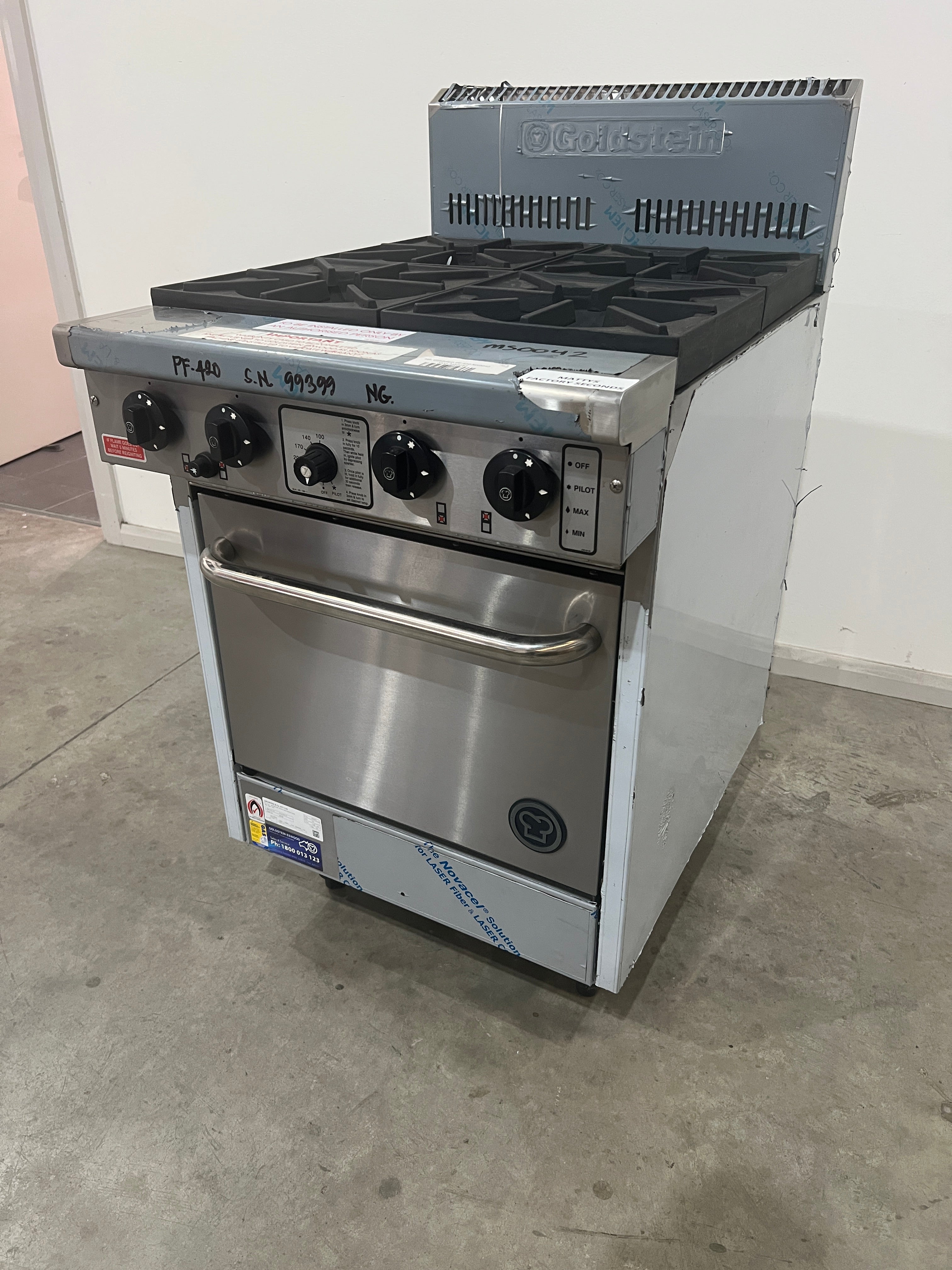 Goldstein PG420-NSB Cooktop with Oven – SilverChef AU