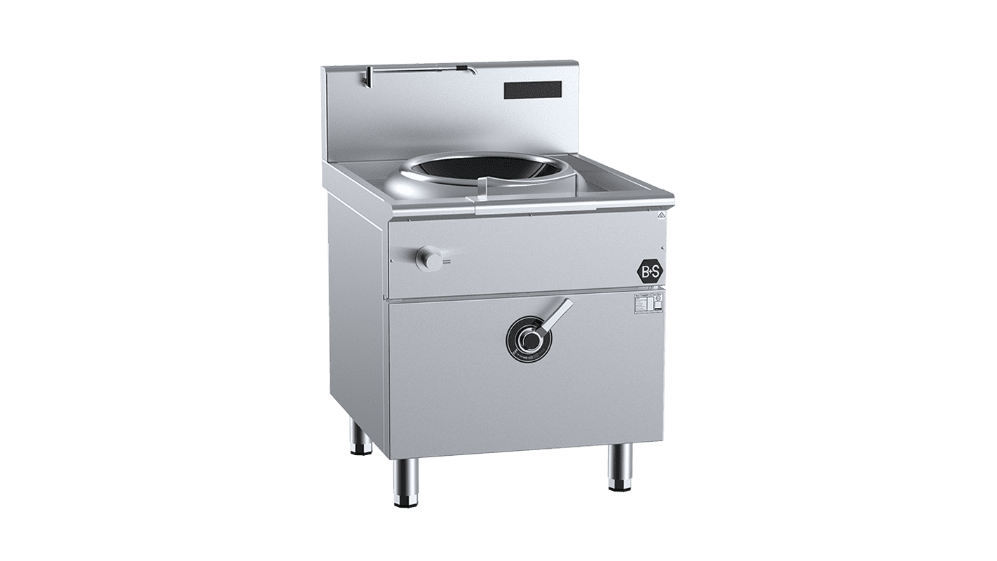 B&S IN-W1-12 Single Hole Induction Wok 12kW