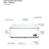 Bromic Irene ECO185 - Island Freezer