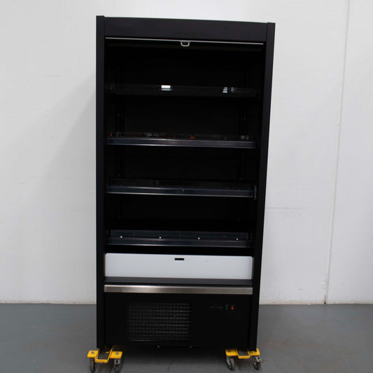 Hussmann H1TMS-10-1ISCB0U IS/BLK OS Deli Reach In