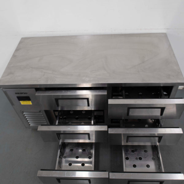 Skipio SUR15-3D-6 Undercounter Bench Fridge Draws