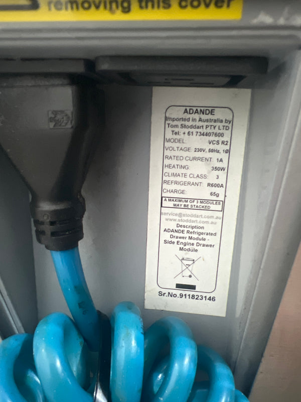 Adande VCH R2 Dual Temperature Lowboy Drawer