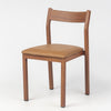 Imola Aluminium Dining Chair Gold Walnut