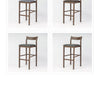 Imola Aluminium Bar Stool with Montana Walnut Frame