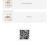 Imola Aluminium Bar Stool with Beech Frame
