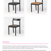 Imola Aluminium Dining Chair Black