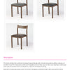 Imola Aluminium Dining Chair Montana Walnut