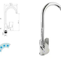 Jetstream JET3000D - Deck Mount With 180mm Spout