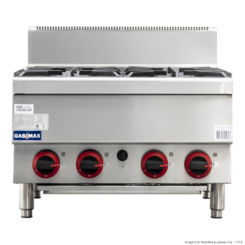 Gasmax JUS-TR-4B - 4 Burner Cook Top