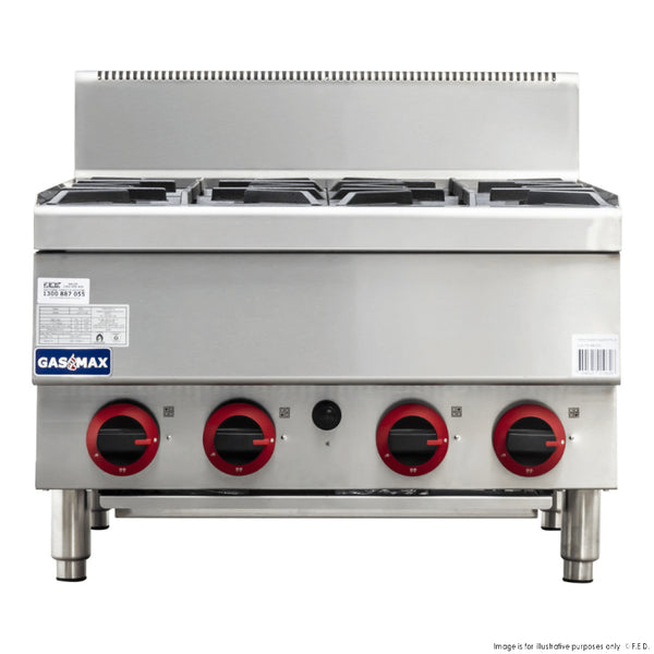 Gasmax JUS-TR-4B - 4 Burner Cook Top