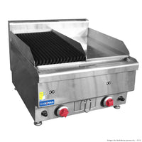 Gasmax JUS-TRGH60LPG - Char Grill/Griddle Combo