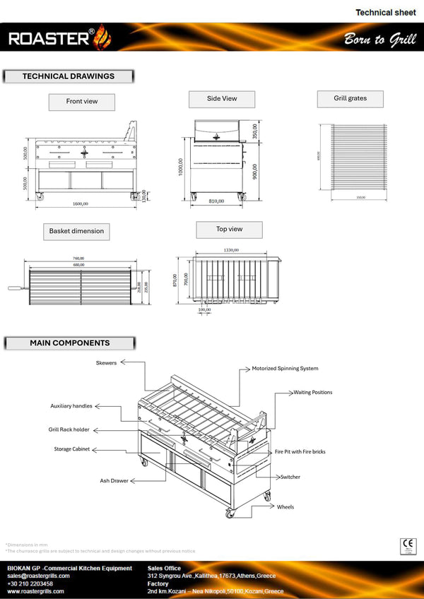 Roaster K12BF - Churrasco Grill