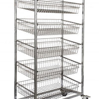 KSS 5 BASKET ANGLED - Bakery Trolley
