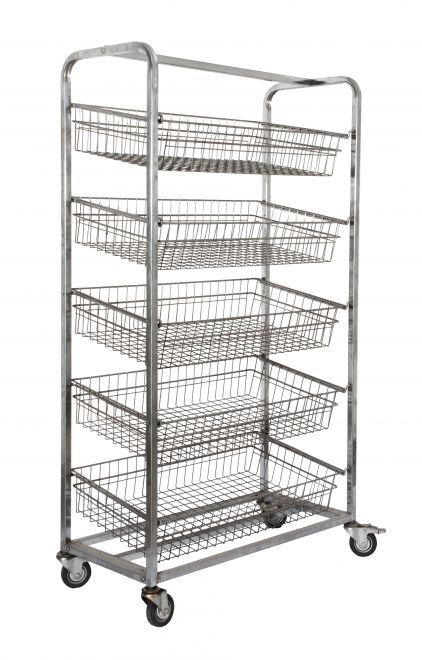 KSS 5 BASKET ANGLED - Bakery Trolley