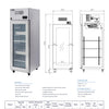 Fresh Refrigeration KTM-25FG1 - Upright Freezer