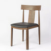 Kava Aluminium Side Chair with Upholstered Seat