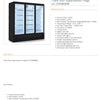 Thermaster LG-1500BGBM - Upright Fridge