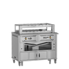 Scheer Proline LV500A - 1500mm Gas Lava Rock Open Rear Rotisserie