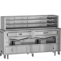 Scheer Proline LV610AC - 1500mm Gas Lava Rock Robata Grill