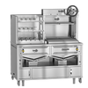 Scheer Proline LVR375A - 1500mm Gas Lava Rock Combo Rotisserie & Wheel Lift Grill