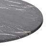 Round 60cm Super Matte Smart Top Complete Table with Piatto Base