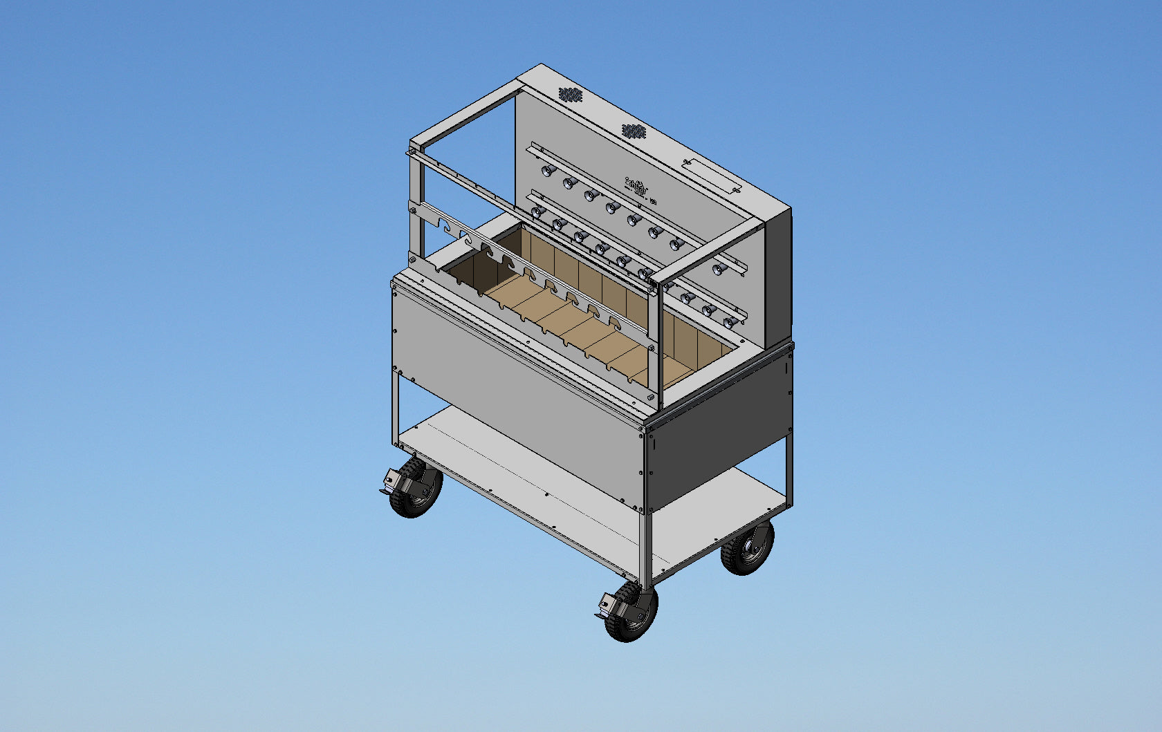 Scheer Proline Light Catering - 1200mm Charcoal Rotisserie
