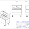 Scheer Proline Light Catering - 1200mm Charcoal Rotisserie