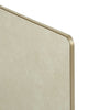 Lime Beige Marble Sintered Stone Bar Table with Black Discus Base