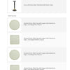 Lime Beige Marble Sintered Stone Bar Table with White Discus Base