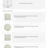Lime Beige Marble Sintered Stone with Shell White 450 Table Base