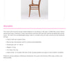 Lucien Oak Timber Arm Chair with Cane Seat and Backrest - Walnut