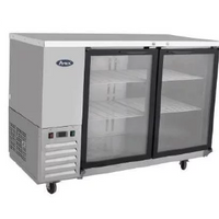 Atosa MBB59G 2 Door Back Bar Fridge
